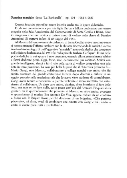 Carfagna sonatina marziale