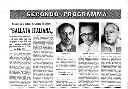 BALLATA ITALIANA rc 44 1-7 nov 1953