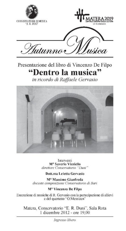 2011 libro De Filpo 1 dic 2011