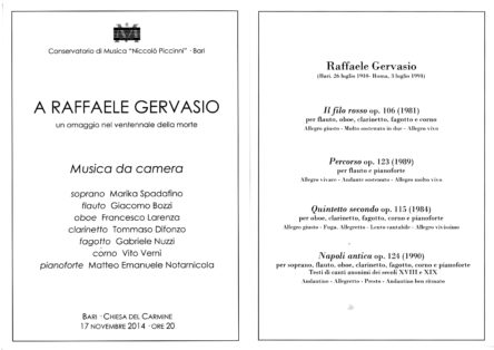 2014 musica da camera